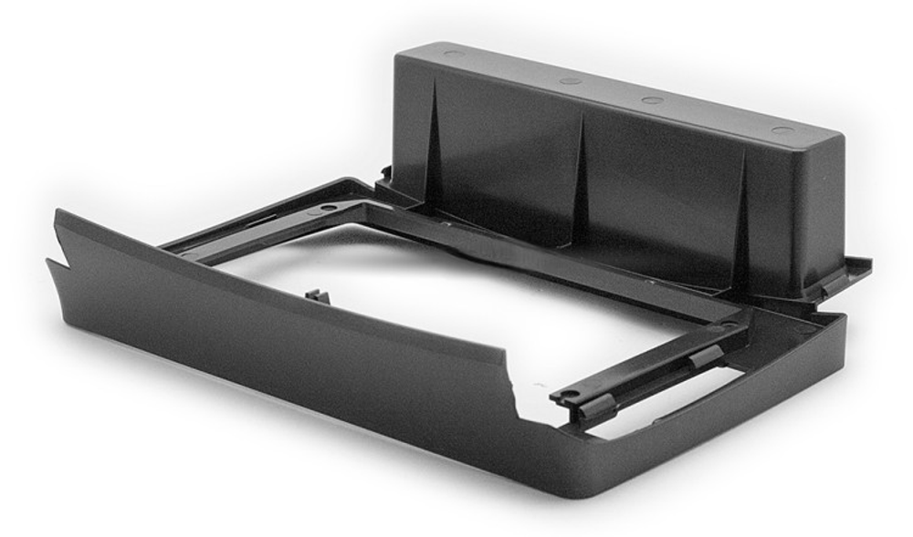 Комплект рамки с разъёмами 10" Toyota Alphard H20, Vellfire 2008-2014 (компл. с полочкой под магнитолой)монитор утоплен - Car-Smart 9536