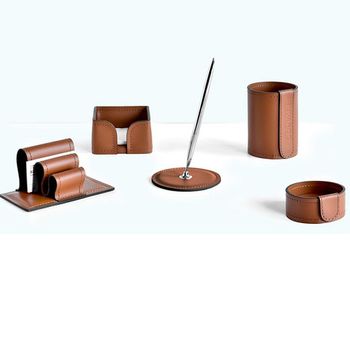 Настольный набор из кожи Cuoietto серии Business из 5 предметов (NBCTab5)