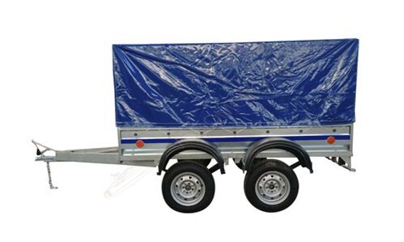 Прицеп Престиж 7135 2.56х1.3 высокий тент 0.8 м ( двухосный )