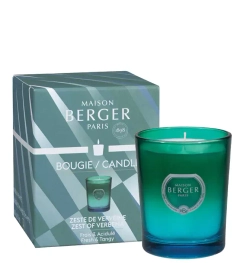 Maison Berger Paris - Ароматическая свеча Dare 30h Zest Of Verbena / артикул   EAN 3127290069566  / GTIN 3127290069566