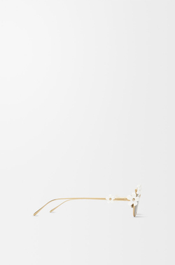 Loewe Солнцезащитные очки Daisy Field, белый