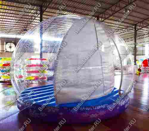 Надувная прозрачная сфера для декораций "Шоу-шар", 4*4*3 м