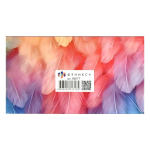 Еженедельник недатированный 170х90 мм, 64 л. "Нежные перья" (Феникс+)