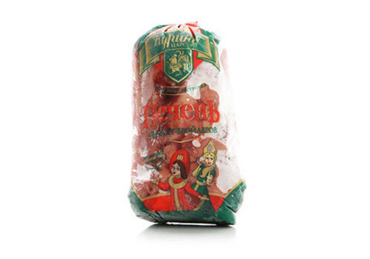 Печень цыплят замороженная "Куриное царство", 1кг