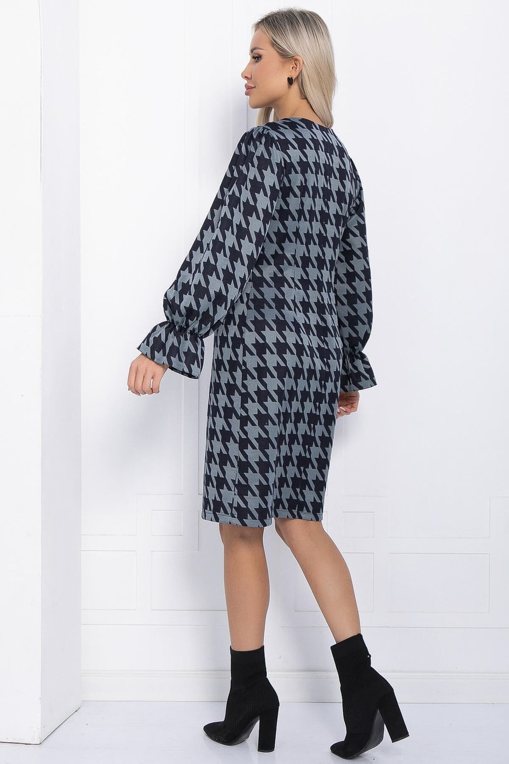 Платье Есения (серо-синее) П12272-30 LT Collection (Акция)