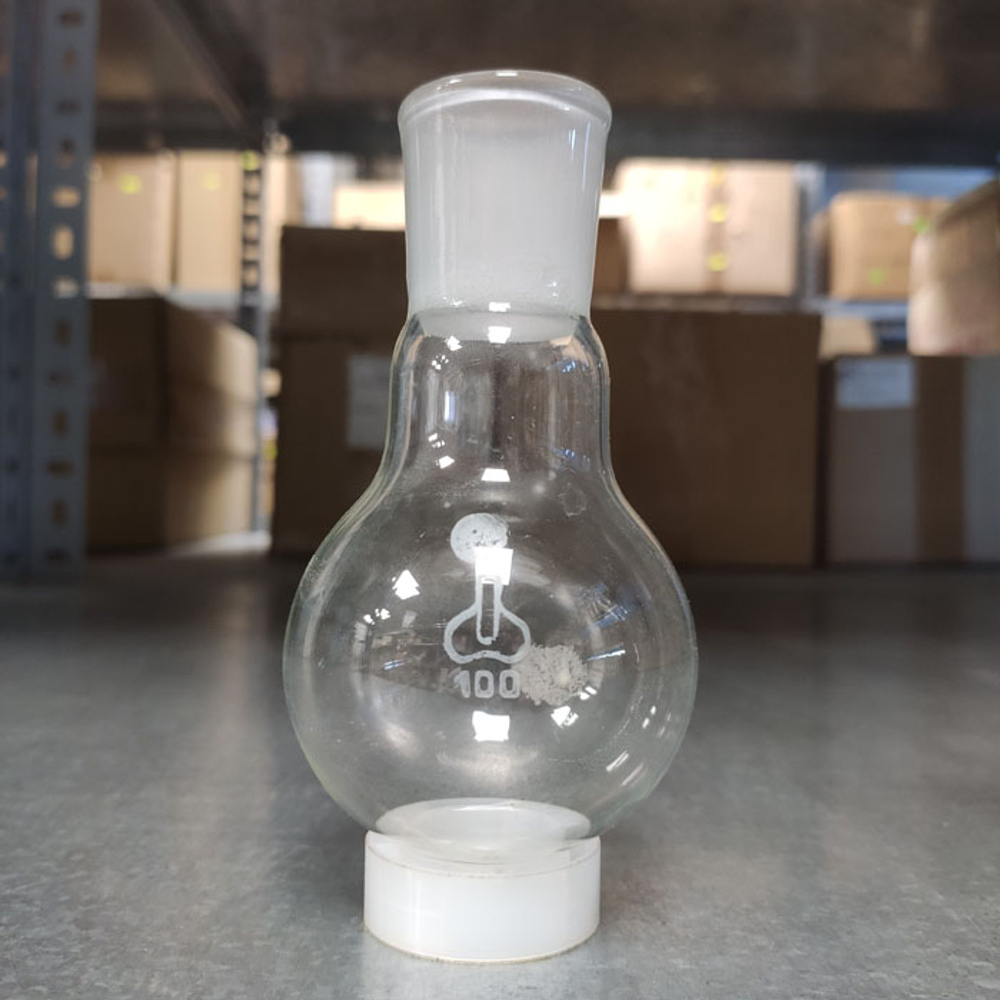 Колба круглодонная с шлиф. 100 мл 29/32 (1487),К-1, Казань, 1шт.