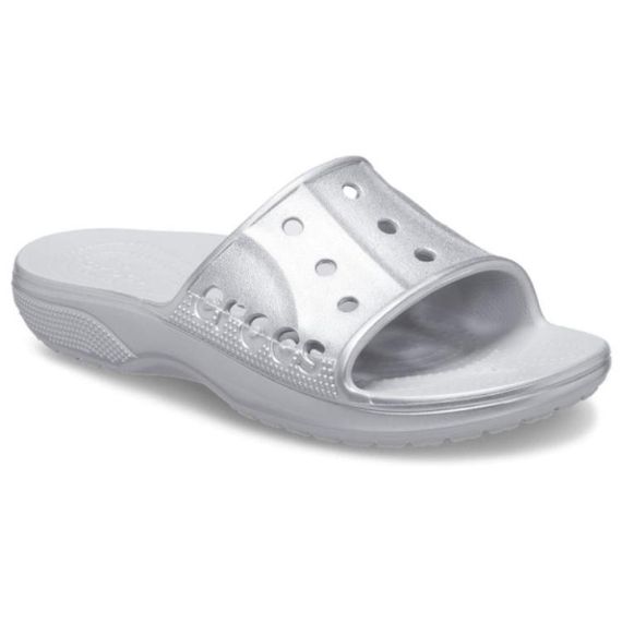 Crocs Baya 2 Metallic Slide 'Silver'
