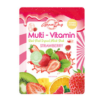 Тканевая маска с экстрактом Клубники Grace Day Multi-Vitamin Strawberry Mask Pack 5шт