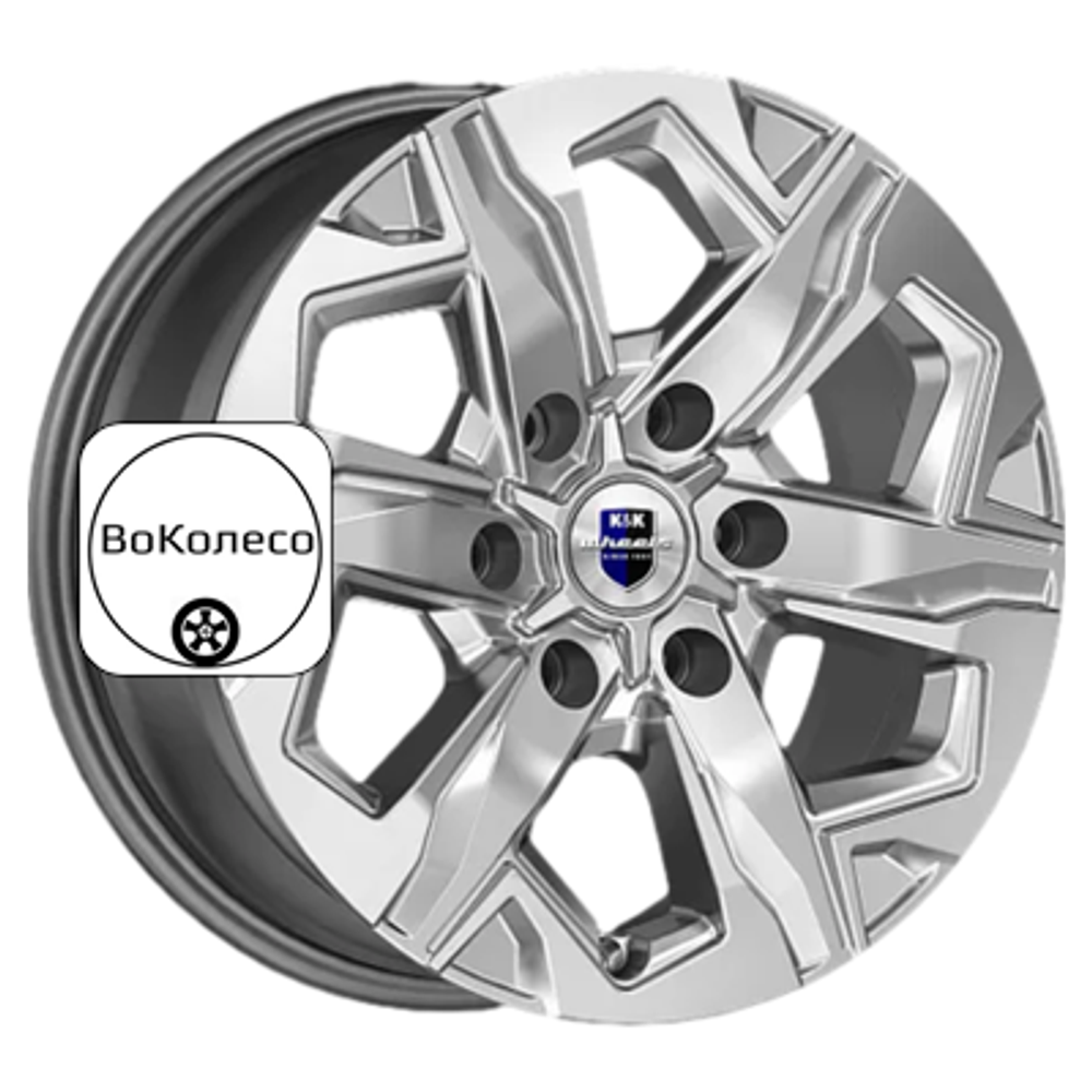 7,5x17/6x139,7 ET38 D67,1 Тейт (КС1050) Дарк платинум K&K