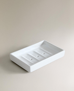 Zara Home мыльница, фаянс, белый