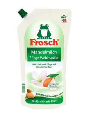 Frosch концентрированный ополаскиватель для белья Миндальное молочко 1л