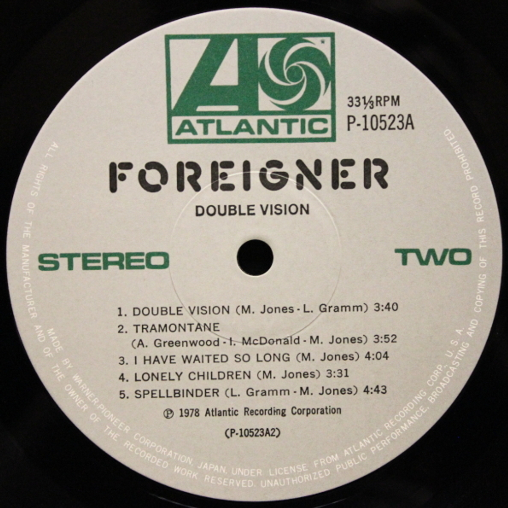 Foreigner / Double Vision (LP)