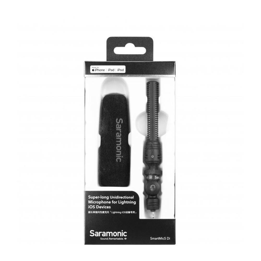 Микрофон Saramonic SmartMic5 Di мини-пушка для смартфонов iPhone (Lightning)