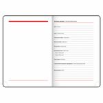 Ежедневник недатированный А5 (138х213 мм), BRAUBERG VISTA, под кожу, гибкий, 136 л., "Lemon Story", 112012