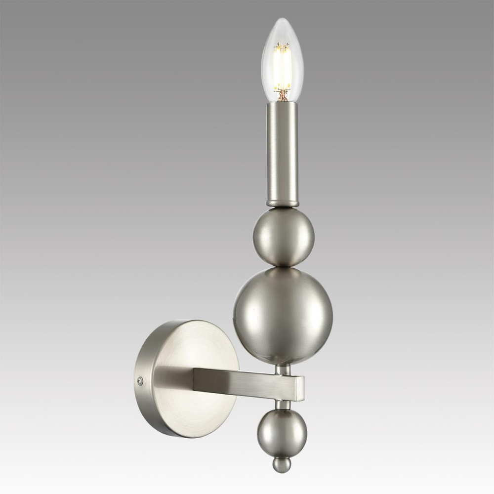 8107/1W MODERNI LN26 128 никель, металл Бра E14 1*40W 220V NANA