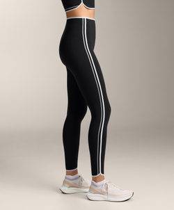 OYSHO Легинсы Compressive длиной до щиколотки с высокой посадкой, черный