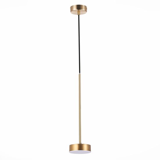 SL6000.303.01 Светильник подвесной ST-Luce Латунь/Латунь LED 1*7W 3000K PANCES