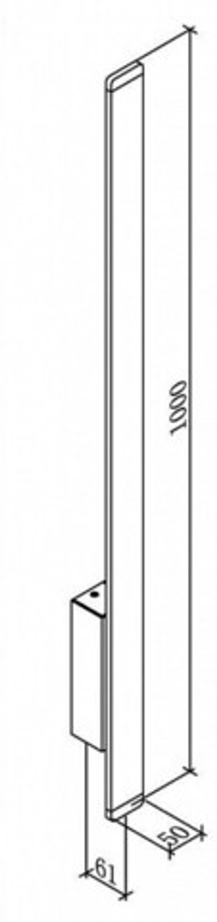 Накладной светильник DesignLed L-Cross LWA0168S-BL-WW