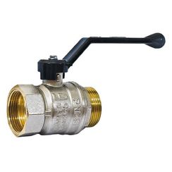 Кран шаровой латунный LD Pride 47.50.B-Н.Р Ду 50 Ру 25 вн-нр, (рычаг)