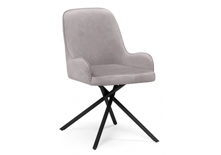 Стул на металлокаркасе Woodville Галтер MR-28, черный, ножки черные