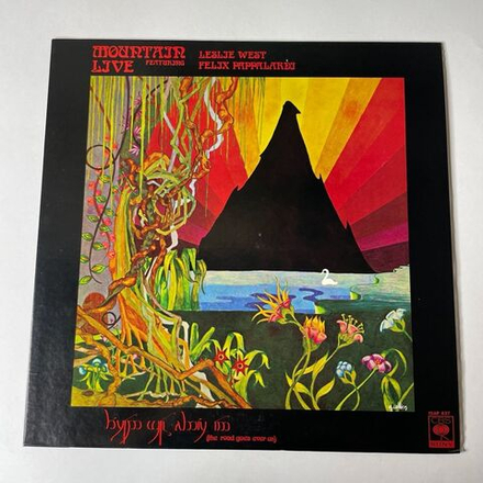 Винтажная виниловая пластинка LP Mountain Live The Road Goes Ever On (Japan 1977) (No Obi)