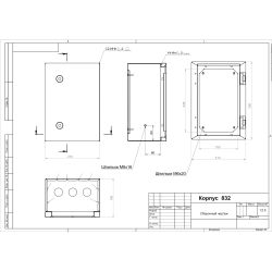 Корпус металлический ЭРА OPTIMA ЩМП-30.21.15 (300х210х150) IP54 У2 серый | Корпуса металлические с монтажной панелью