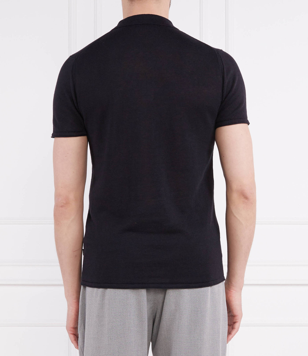 Льняное поло Fidolin Joop! Jeans - черный(30035539)