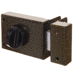 Замок накладной дверной, Омега, 3Н1, 00-00000619, бронза