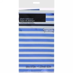 Скатерть фольгированная «Фантазия» 137*183см цвет голубой, пвх