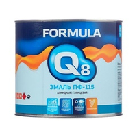 Эмаль ПФ-115 алкидная Formula Q8, глянцевая, 1,9 кг, красная, 48060