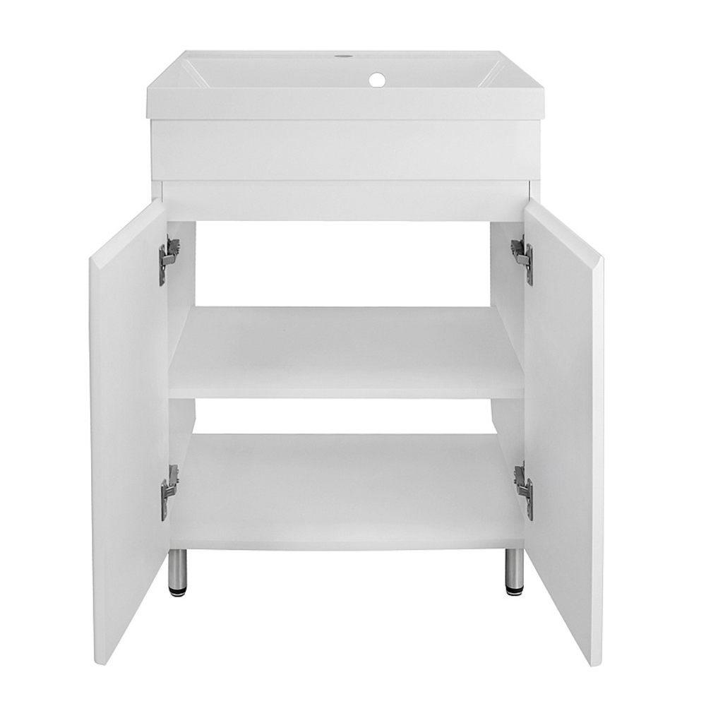 Комплект Azario Тумба Эстима 60Н напольная с раковиной Астория 60 (CS00094635)