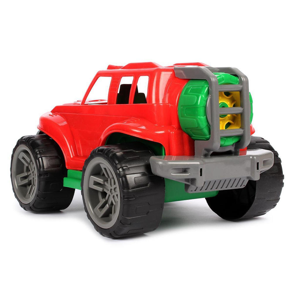 Пластмассовая игрушечная машина "Джип новый", сетка РР 2023-026