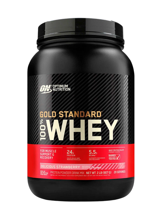 Optimum Nutrition, Gold Standard 100% Whey, сыворотка, 907 г (2 фунта)