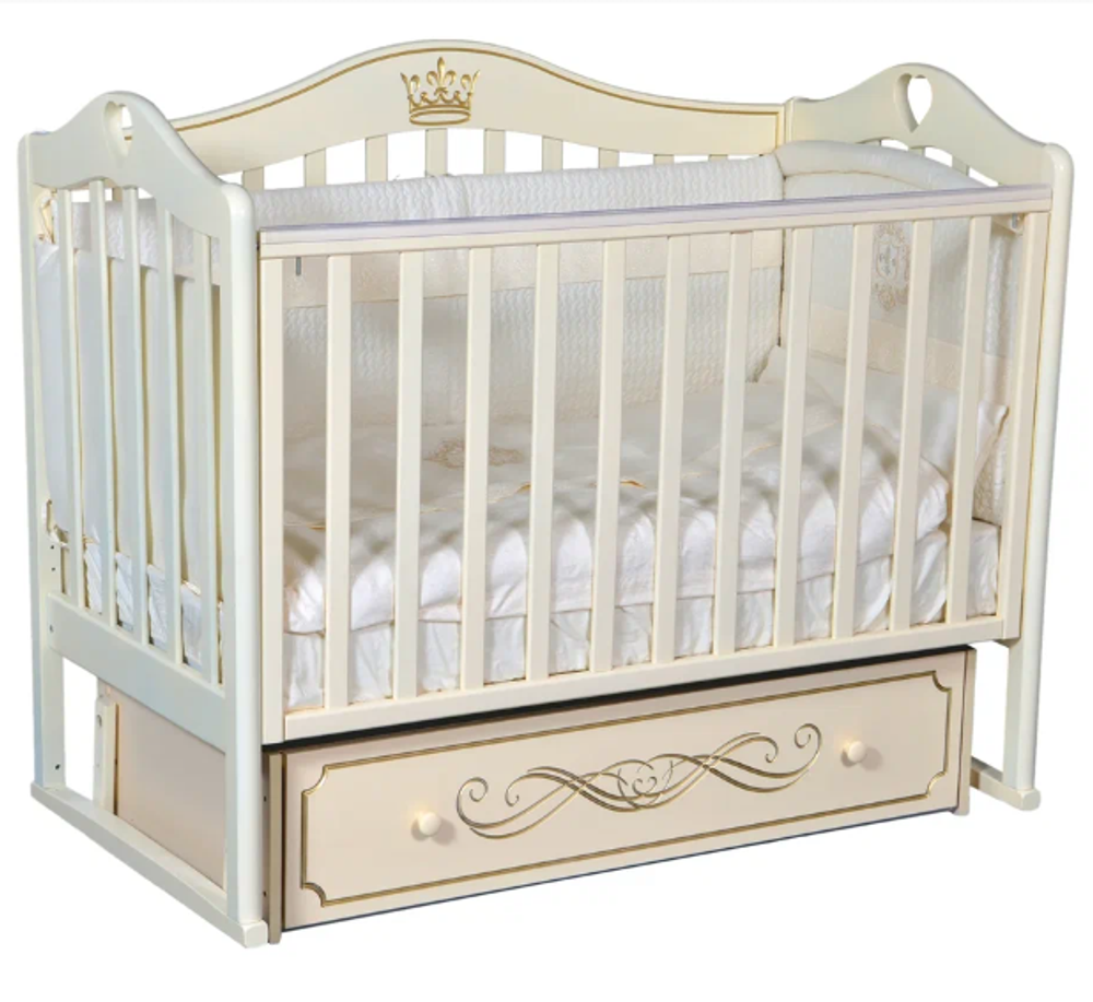 Кровать Кедр Karolina 8 (ящик,маятник)