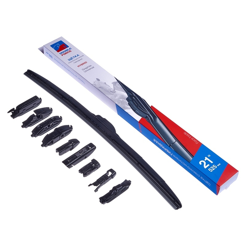 Щетка стеклоочистителя гибридная Double Force 525 мм (21") DFHY21