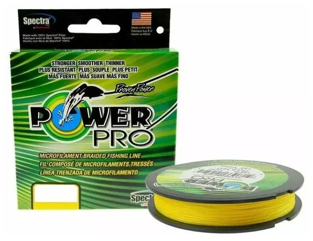 Плетенка Power Pro 135м (желтый)