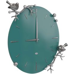 Часы настенные Терра Колор Пастельно-синий Сильвер