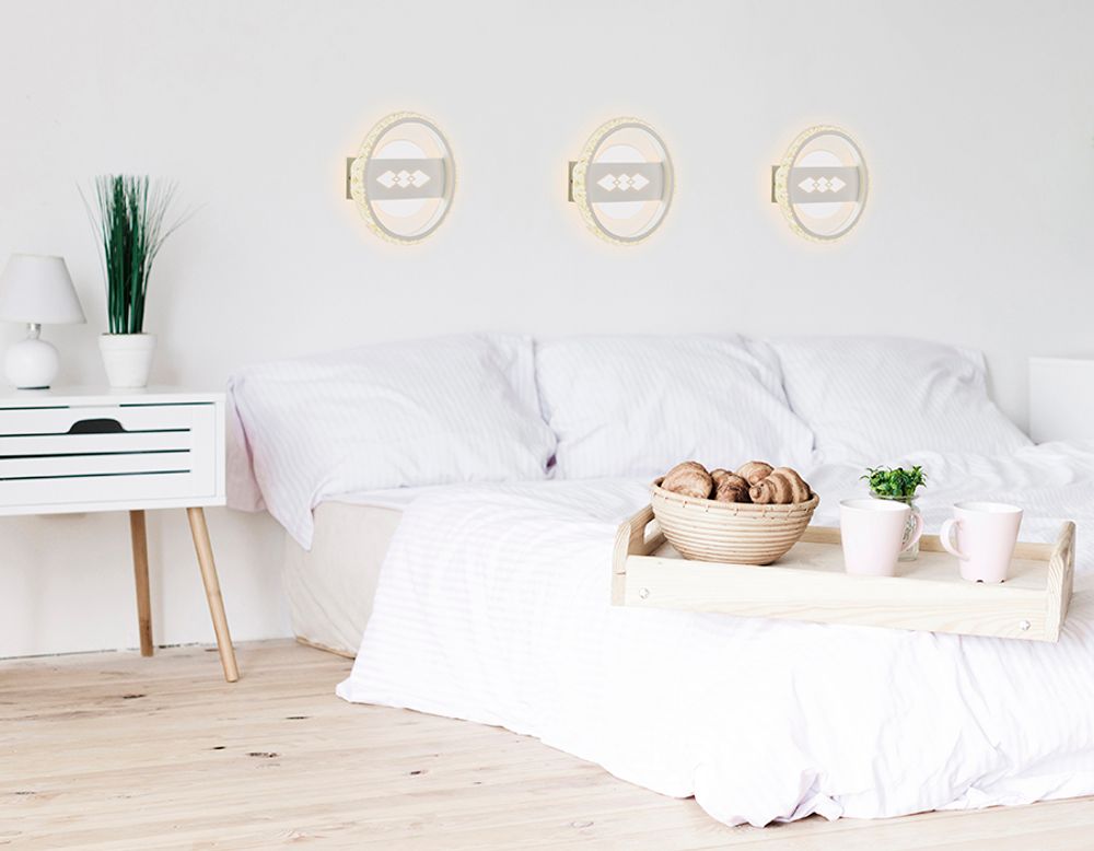 Ambrella Настенный светодиодный светильник с хрусталем Ice FA221