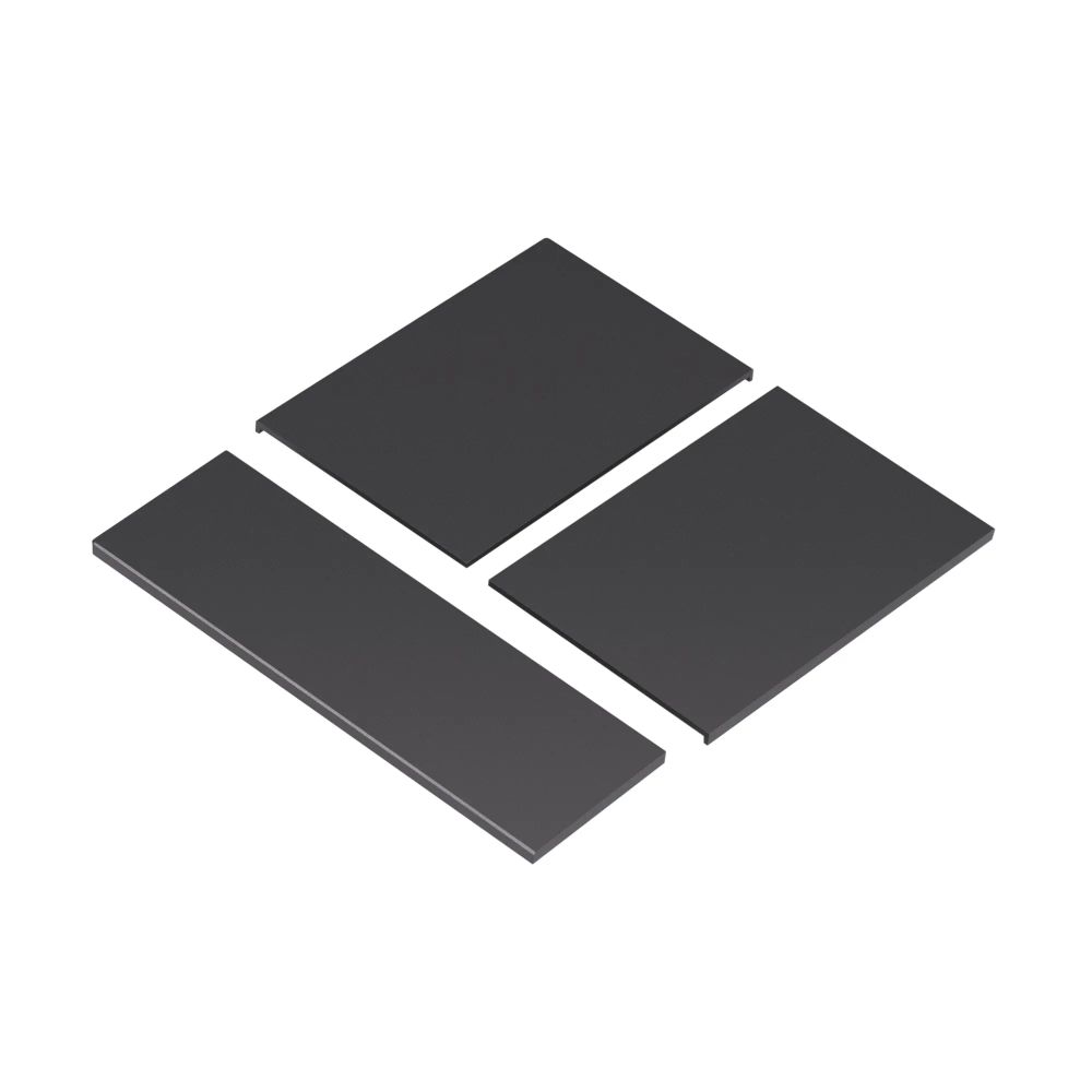 INTELLIGENT ARLIGHT Накладка панели KNX-23-3G-SUF Dark Grey (Backlightless) (IARL, IP20 Металл, 2 года) 052877