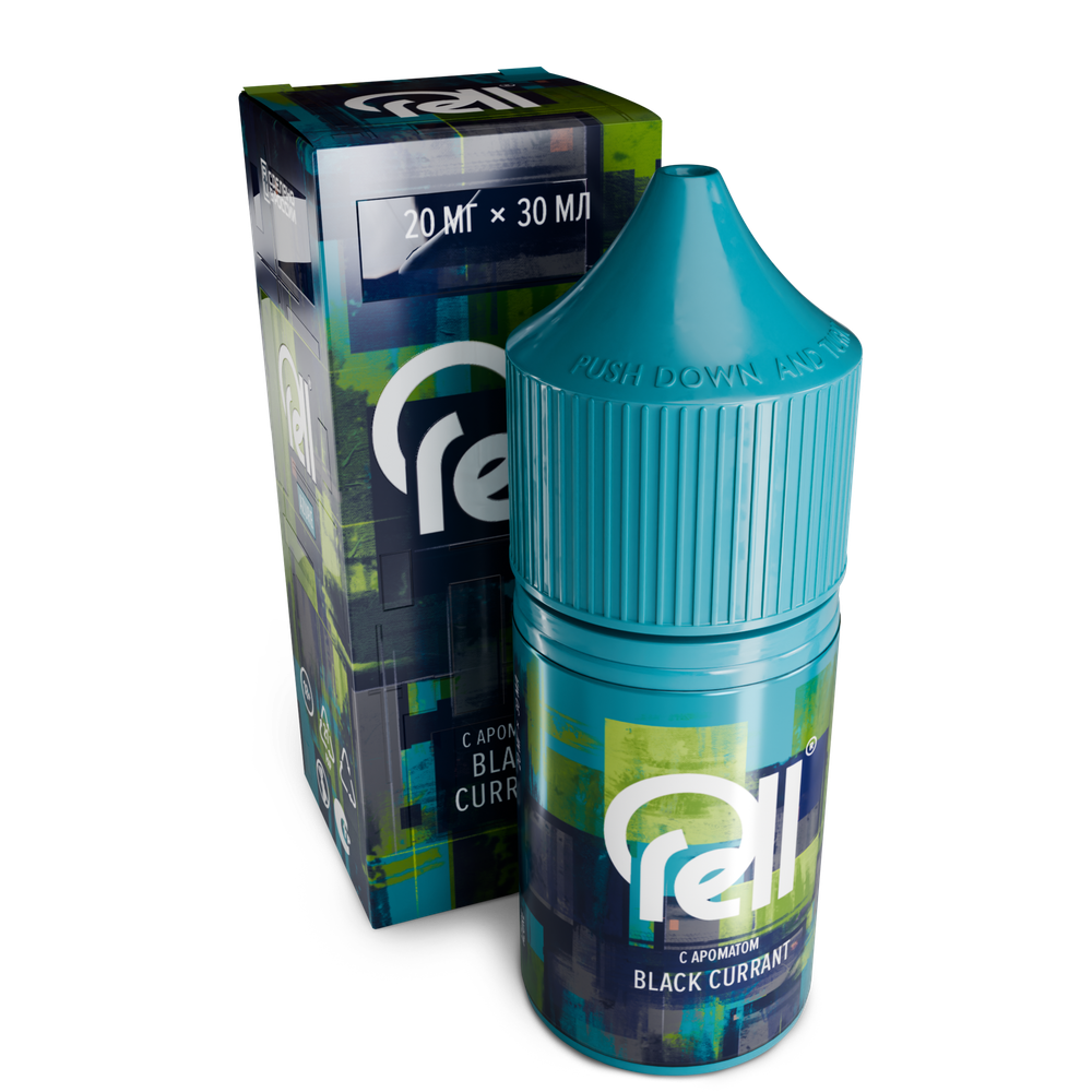 Rell Azure Salt 30 мл - Black Currant (20 мг)