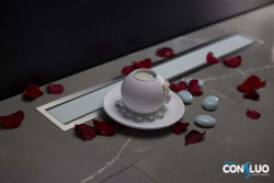 Душевой лоток Pestan Confluo Premium Line 550 White Glass