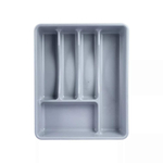 Лоток для столовых приборов 33*26*5см, цвет серый