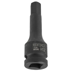 Головка-бита 12мм 1/2" 6-гранная ударная L=79мм ROCKFORCE RF-24407812MPB
