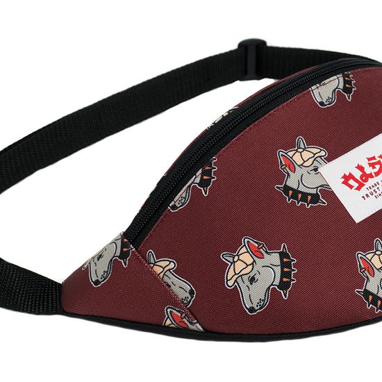 Поясная сумка OLDY. Барбос. Красный