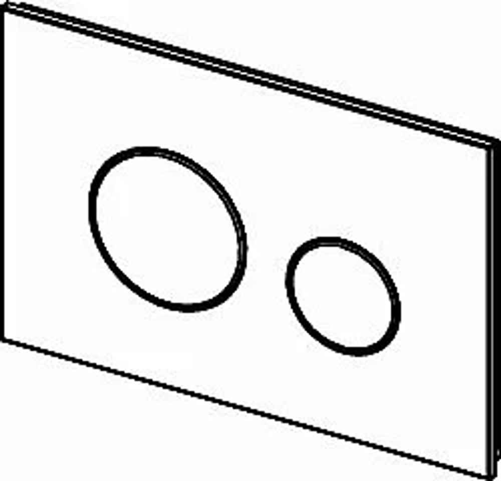 Кнопка для инсталляции TECE Loop 9240656 черный/хром