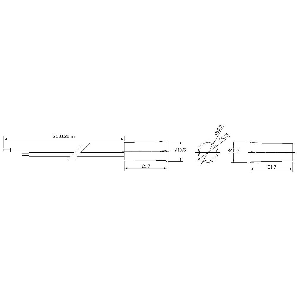 Извещатель магнитоконтактный ST-DM015NO-BR