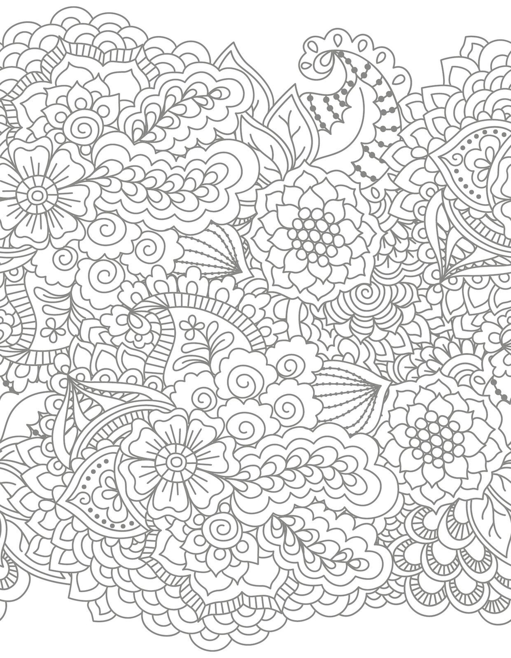 Открытки-антистресс, Волшебные цветы