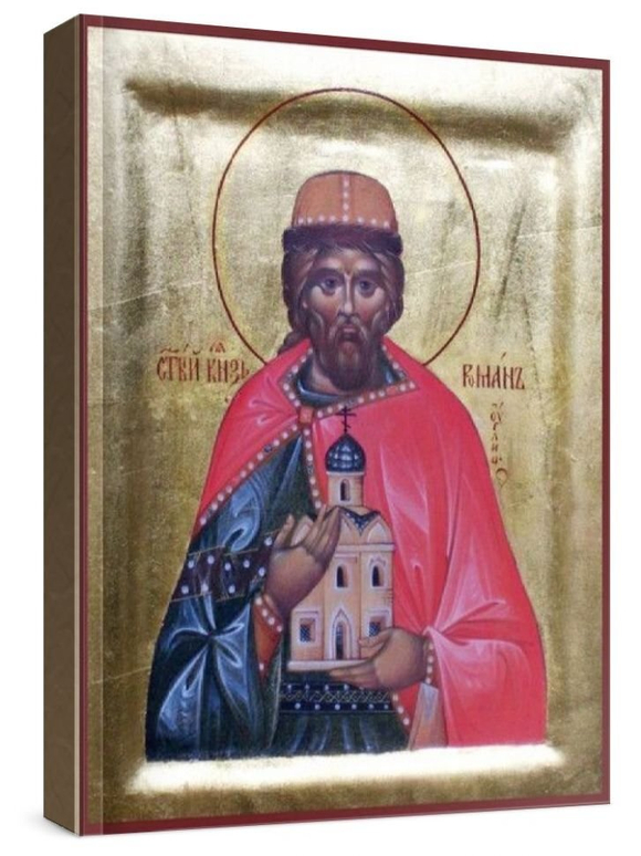 Роман Угличский (рукописная икона)