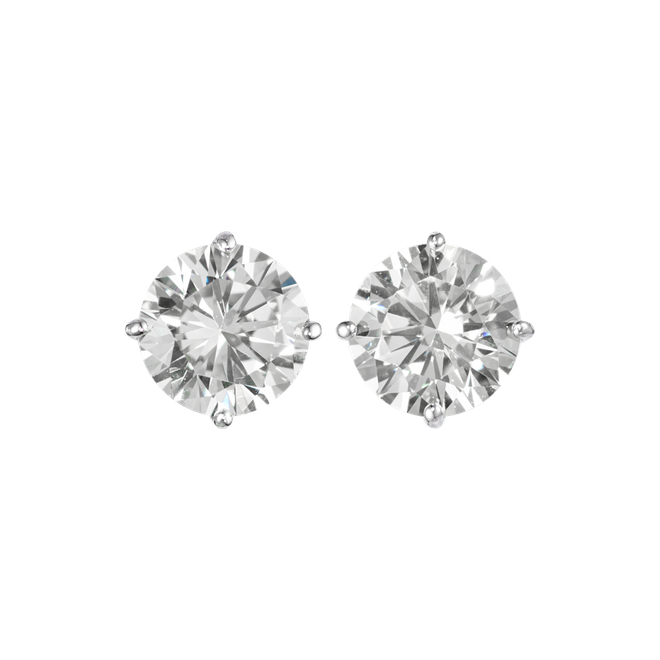 Серьги пусеты White L
