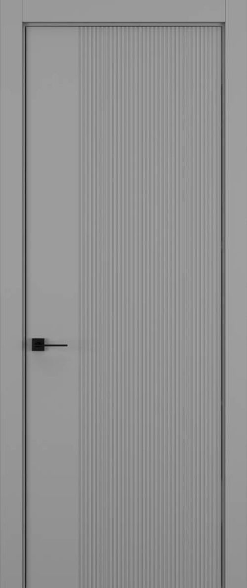 Дверь 4 VERTICAL Матовый Светло-серый